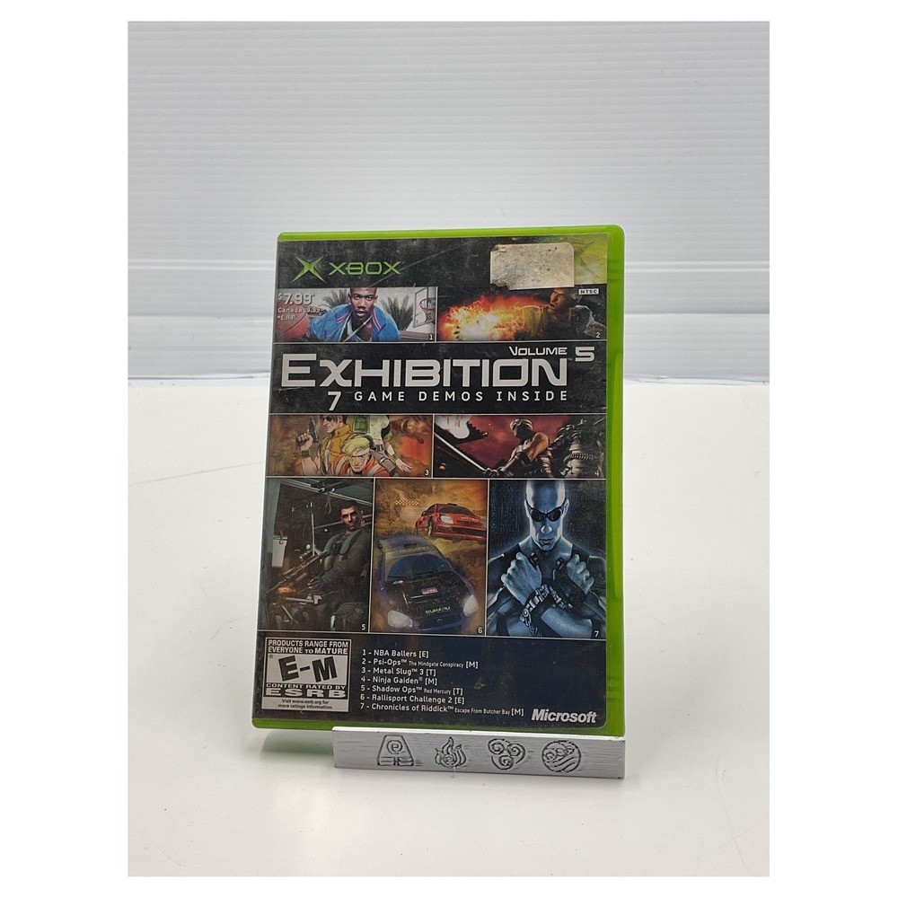 Xbox Exhibition‎ Volume 5 Demo Disc 7 Games Ninja Gaiden Riddick